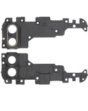 Replacement Back Camera Lens With Bracket / Bezel Compatible with Samsung Galaxy A10S (Black)