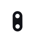 Replacement Back Camera Lens With Bracket / Bezel Compatible with Samsung Galaxy A10S (Black)