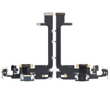 Replacement Charging Port Flex Cable With Board Compatible with Apple iPhone 11 Pro Max (Used OEM Pull) (Midnight Green)