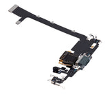 Replacement Charging Port Flex Cable With Board Compatible with Apple iPhone 11 Pro Max (Used OEM Pull) (Midnight Green)