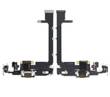 Replacement Charging Port Flex Cable With Board Compatible with Apple iPhone 11 Pro Max (Used OEM Pull) (Gold)