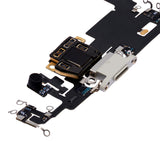 Replacement Charging Port Flex Cable With Board Compatible with Apple iPhone 11 Pro Max (Used OEM Pull) (Silver)