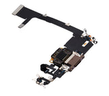 Replacement Charging Port Flex Cable With Board Compatible with Apple iPhone 11 Pro (Used OEM Pull) (Gold)