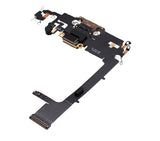 Replacement Charging Port Flex Cable With Board Compatible with Apple iPhone 11 Pro (Used OEM Pull) (Gold)