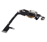 Replacement Charging Port Flex Cable With Board Compatible with Apple iPhone 11 Pro (Used OEM Pull) (Silver)