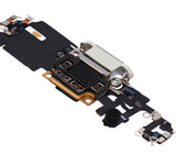 Replacement Charging Port Flex Cable With Board Compatible with Apple iPhone 11 Pro (Used OEM Pull) (Silver)