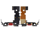 Replacement Charging Port Flex Cable Compatible with Apple iPhone SE (2020) (Used OEM Pull) (Red)