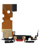 Replacement Charging Port Flex Cable Compatible with Apple iPhone SE (2020) (Used OEM Pull) (Red)