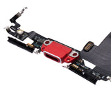 Replacement Charging Port Flex Cable Compatible with Apple iPhone SE (2020) (Used OEM Pull) (Red)