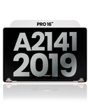 Replacement Complete LCD Display Assembly Compatible with Apple MacBook Pro 16" (A2141 / Mid 2019) (Used OEM Pull: Grade New) (Silver)