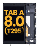 Replacement LCD Assembly With Frame Compatible with Samsung Galaxy Tab A 8.0" (T295) (2019) (LTE Version) (Refurbished) (Black)