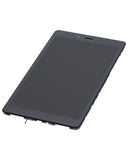 Replacement LCD Assembly With Frame Compatible with Samsung Galaxy Tab A 8.0" (T295) (2019) (LTE Version) (Refurbished) (Black)