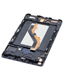 Replacement LCD Assembly With Frame Compatible with Samsung Galaxy Tab A 8.0" (T295) (2019) (LTE Version) (Refurbished) (Black)