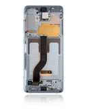 Replacement OLED Assembly With Frame Compatible with Samsung Galaxy S20 Plus 5G (Service Pack) (Cloud Blue)