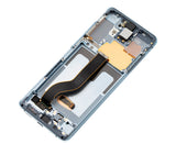 Replacement OLED Assembly With Frame Compatible with Samsung Galaxy S20 Plus 5G (Service Pack) (Cloud Blue)