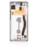 Replacement OLED Assembly With Frame Compatible with Samsung Galaxy S10 Lite (Refurbished) (Prism White)