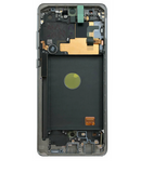 Replacement OLED Assembly With Frame Compatible with Samsung Galaxy Note 10 Lite (Service Pack) (Aura Glow / Silver)