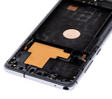 Replacement OLED Assembly With Frame Compatible with Samsung Galaxy Note 10 Lite (Refurbished) (Aura Glow / Silver)
