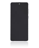Replacement OLED Assembly With Frame Compatible with Samsung Galaxy Note 10 Lite (Refurbished) (Aura Glow / Silver)