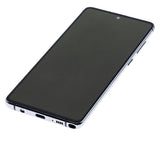 Replacement OLED Assembly With Frame Compatible with Samsung Galaxy Note 10 Lite (Refurbished) (Aura Glow / Silver)