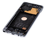 Replacement OLED Assembly With Frame Compatible with Samsung Galaxy Note 10 Lite (Refurbished) (Aura Glow / Silver)