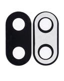Replacement Back Camera Lens (Glass Only) With Adhesive Compatible with LG Tribute Royal (X320PM) (Black)