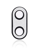 Replacement Back Camera Lens (Glass Only) With Adhesive Compatible with LG Tribute Royal (X320PM) (Black)