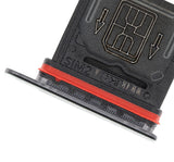 Replacement Single Sim Card Tray Compatible with OnePlus 7T (Frosted Silver)