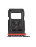 Replacement Single Sim Card Tray Compatible with OnePlus 7T (Frosted Silver)