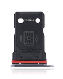 Replacement Dual Sim Card Tray Compatible with OnePlus 7T (Frosted Silver)