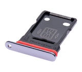 Replacement Dual Sim Card Tray Compatible with OnePlus 7T (Frosted Silver)