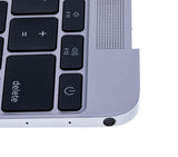 Replacement Top Case With Keyboard And Microphone Compatible with Apple MacBook 12" A1534 (2015) (US English) (Used OEM Pull: Grade A) (Space Gray)