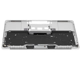 Replacement Top Case With Keyboard Compatible with Apple MacBook Pro 13" A1706 (2016-2017) (UK English) (Used OEM Pull: Grade A) (Silver)