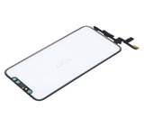 Replacement 4 in 1 Short Flex (Digitizer Touch With Glass + OCA + Frame Pre-installed) Compatible with OCA Master iPhone X (OCA Master)