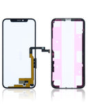Replacement 4 in 1 Long Flex (Digitizer Touch With Glass + OCA + Frame Pre-installed) Compatible with OCA Master iPhone X (OCA Master)