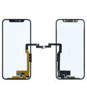 Replacement 4 in 1 Long Flex (Digitizer Touch With Glass + OCA + Frame Pre-installed) Compatible with OCA Master iPhone X (OCA Master)