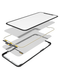 Replacement 4 in 1 Short Flex (Digitizer Touch With Glass + OCA + Frame Pre-installed) Compatible with OCA Master iPhone XS Max (OCA Master)