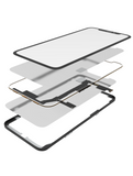 Replacement 4 in 1 Long Flex (Digitizer Touch With Glass + OCA + Frame Pre-installed) Compatible with OCA Master iPhone XS Max (OCA Master)