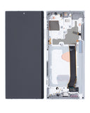 Replacement OLED Assembly With Frame Compatible with Samsung Galaxy Note 20 Ultra 5G (Refurbished) (Mystic White)