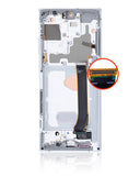 Replacement OLED Assembly With Frame Compatible with Samsung Galaxy Note 20 Ultra 5G (Refurbished) (Mystic White)