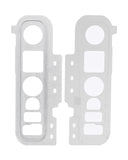 Replacement Back Camera Lens With Cover Bezel Ring Compatible with Samsung Galaxy S10 5G (Crown Silver)