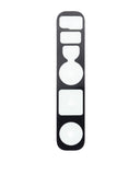 Replacement Back Camera Lens With Cover Bezel Ring Compatible with Samsung Galaxy S10 5G (Majestic Black)