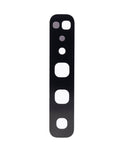 Replacement Back Camera Lens With Cover Bezel Ring Compatible with Samsung Galaxy S10 5G (Majestic Black)