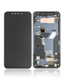 Replacement OLED Assembly With Frame Compatible with LG G8S ThinQ (Refurbished) (Mirror Black)