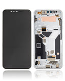 Replacement OLED Assembly With Frame Compatible with LG G8S ThinQ (Refurbished) (Mirror White)