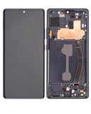 Replacement OLED Assembly With Frame Compatible with Samsung Galaxy S10 Lite (Service Pack) (Prism Black)