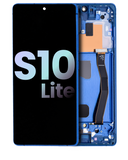 Replacement OLED Assembly With Frame Compatible with Samsung Galaxy S10 Lite (Service Pack) (Prism Blue)