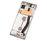 Replacement OLED Assembly With Frame Compatible with Samsung Galaxy S10 Lite (Service Pack) (Prism White)