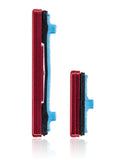 Replacement Hard Buttons (Power / Volume) Compatible with Samsung Galaxy Note 10 (Aura Red)