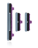Replacement Hard Buttons (Power / Volume / Bixby) Compatible with Samsung Galaxy S10 Lite (Prism Blue)